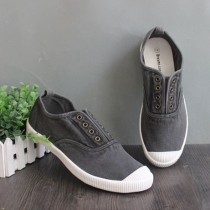 （美安獨家優惠免運） 韓國水洗做舊男款帆布鞋v3664